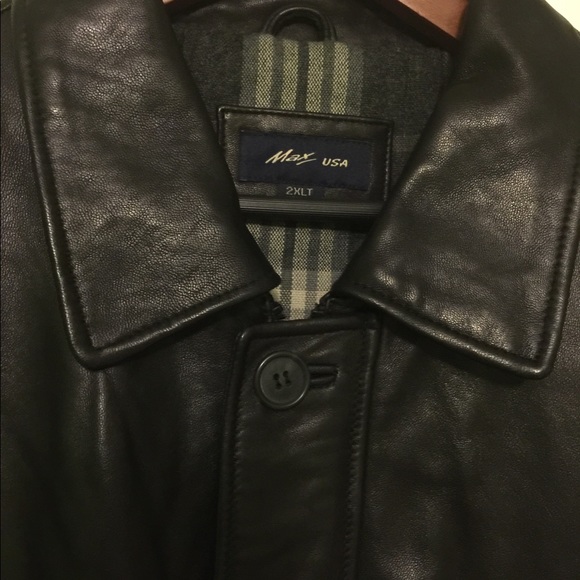 Max USA men’s leather jacket - Picture 4 of 14